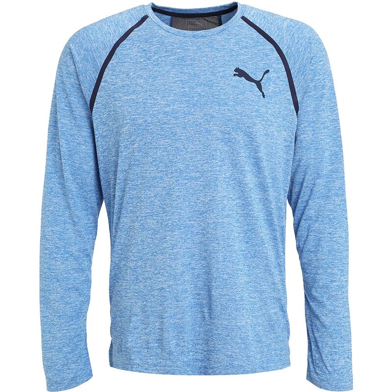 Puma Tshirt de sport electric blue/lemonade heather