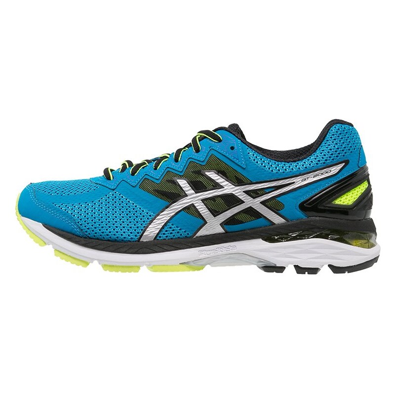 ASICS GT2000 4 Chaussures de running stables blue jewel/black/safety yellow