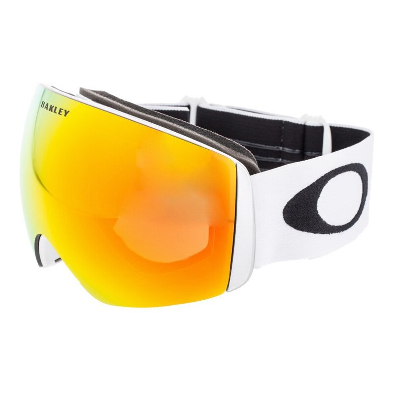 Oakley FLIGHT DECK Masque de ski matte white/fire irid