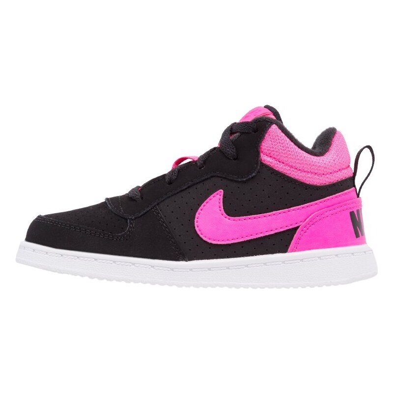 Nike Sportswear COURT BOROUGH Chaussures premiers pas black/pink blast