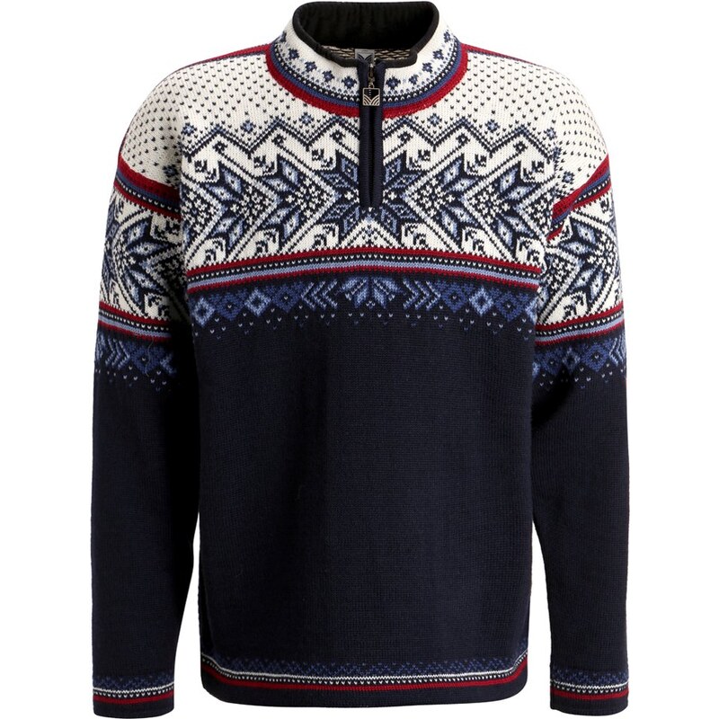 Dale of Norway VAIL Pullover midnight navy/red rose/off white