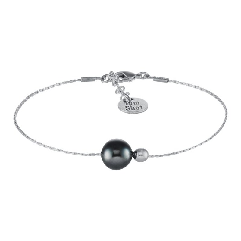 TomShot Bracelet silvercoloured/black
