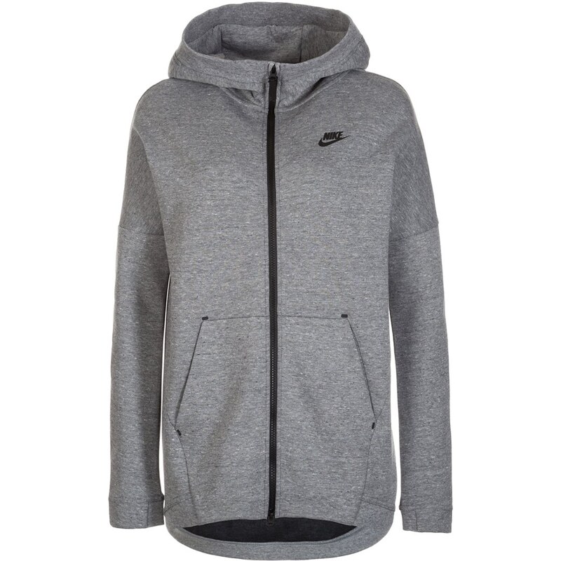 Nike Sportswear TECH FLEECE CAPE Sweat zippé carbon heather/black