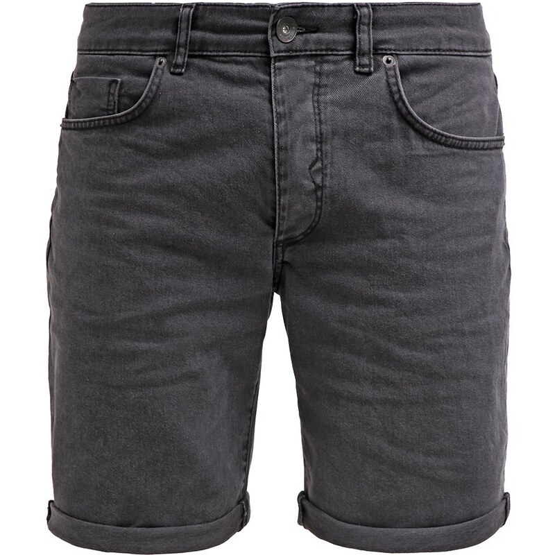 Selected Homme SHNALEX Short en jean grey