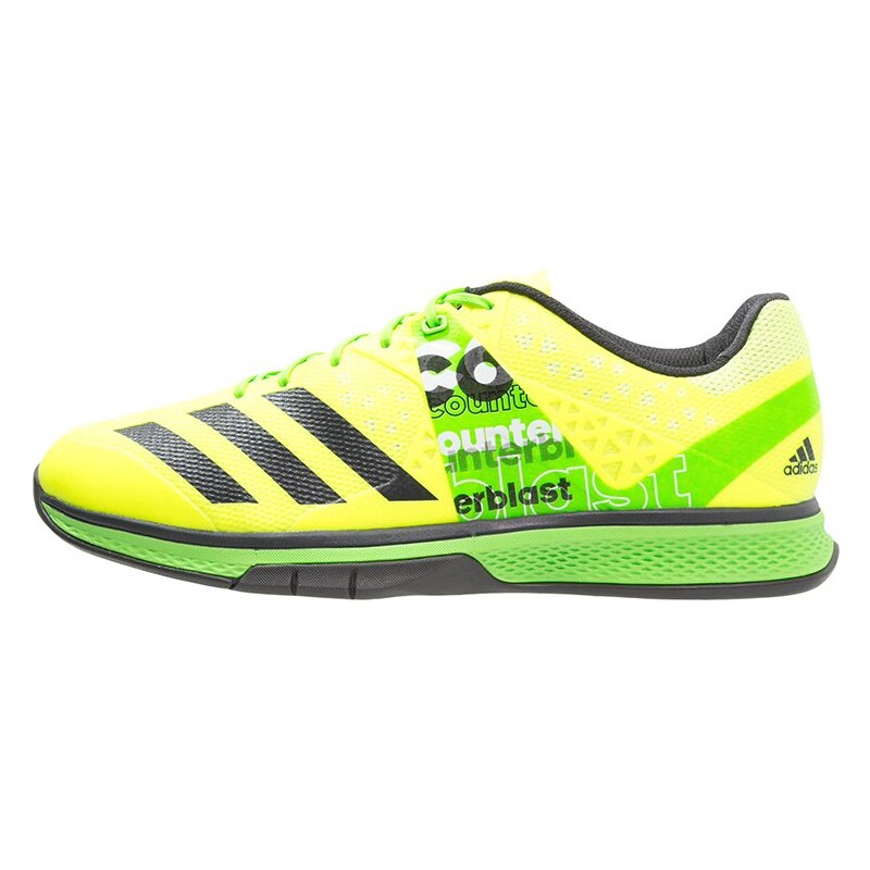 adidas Performance COUNTERBLAST FALCON Chaussures de handball solar yellow/utility black/solar green