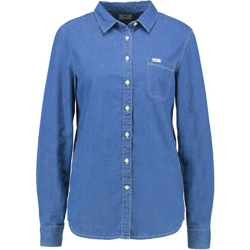 Lee Chemisier washed blue