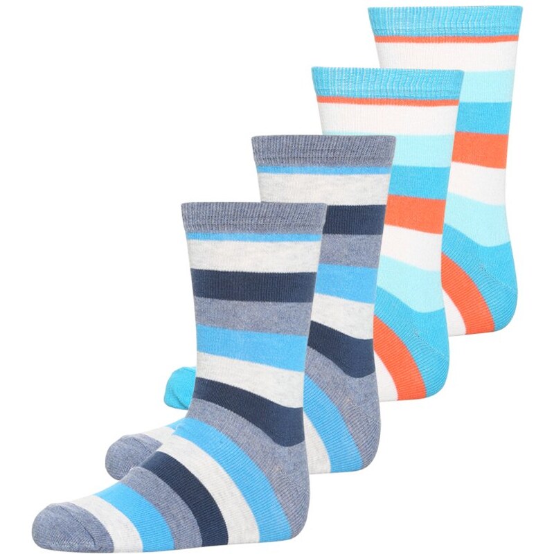 Melton 4 PACK Chaussettes blue/turquoise/red