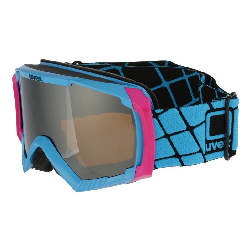Uvex APACHE II Masque de ski cyan pink