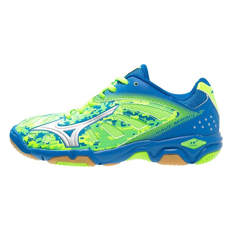 Mizuno WAVE MIRAGE Chaussures de handball green gecko/silver/skydiver