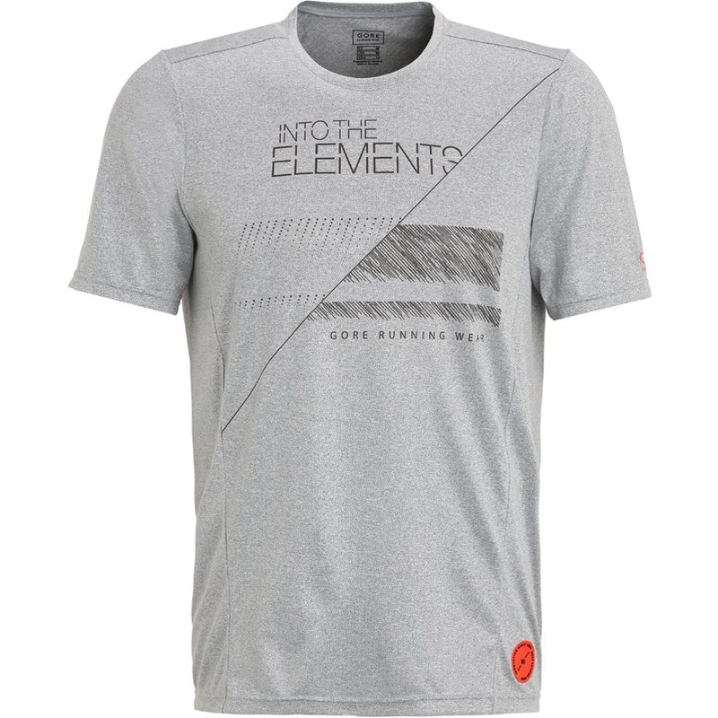 Gore Running Wear ELEMENTS Tshirt de sport melange grey