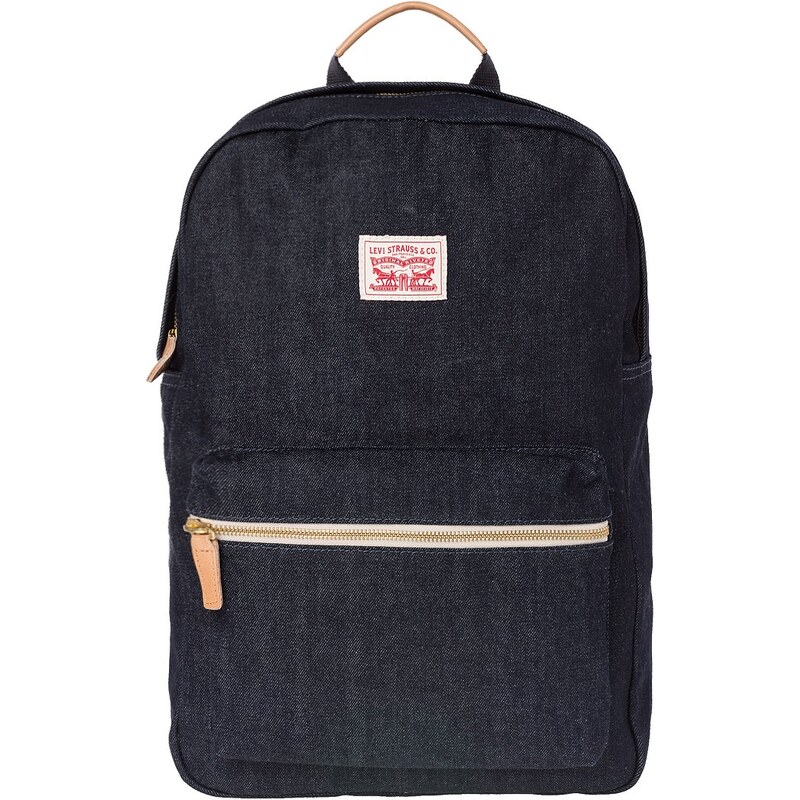 Levi's® CANVAS ZIP TOP BACKPACK SOLID Sac à dos dark blue