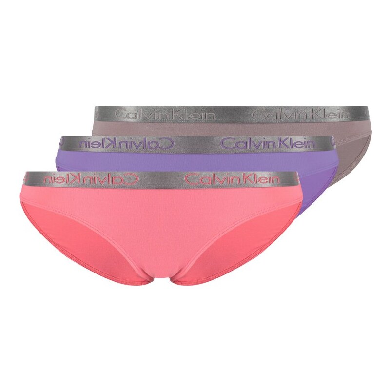 Calvin Klein Underwear RADIANT COTTON 3 PACK Slip grey/purple/coral
