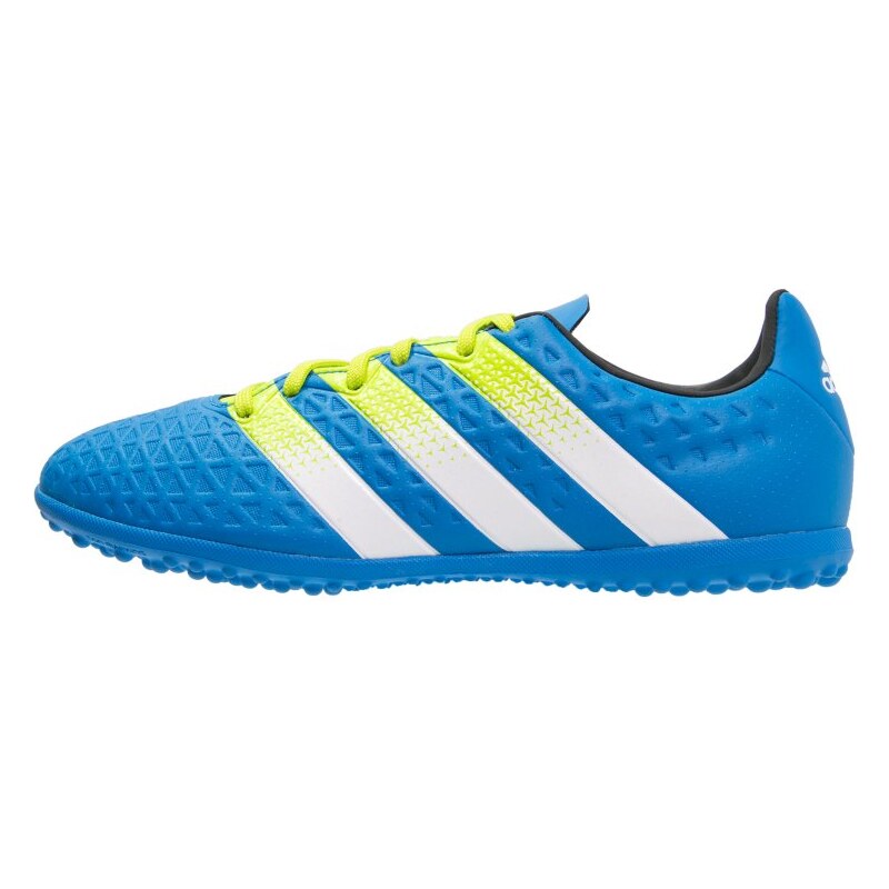 adidas Performance ACE 16.3 TF Chaussures de foot multicrampons shock blue/semi solar slime/white