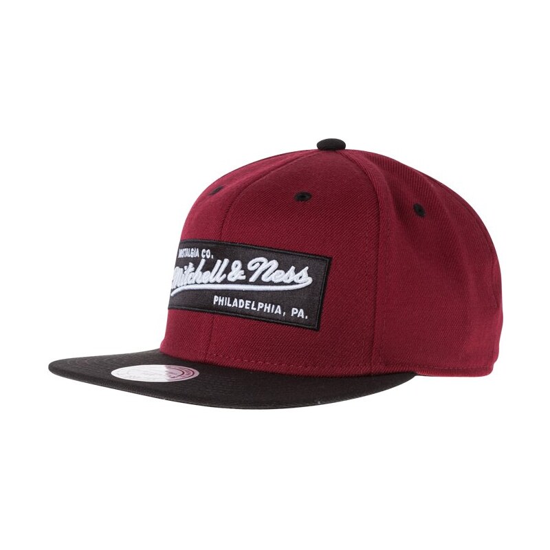 Mitchell & Ness Casquette beet red/black