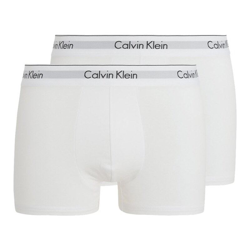 Calvin Klein Underwear MODERN STRETCH TRUNK 2 PACK Shorty white