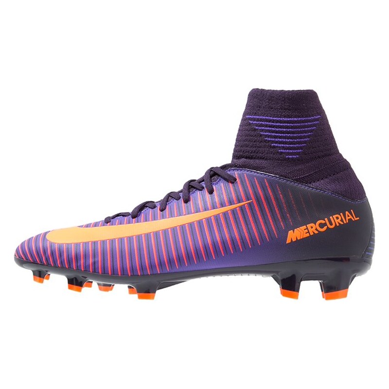 Nike Performance MERCURIAL SUPERFLY V FG Chaussures de foot à crampons purple dynasty/bright citrus/hyper grape/total crimson