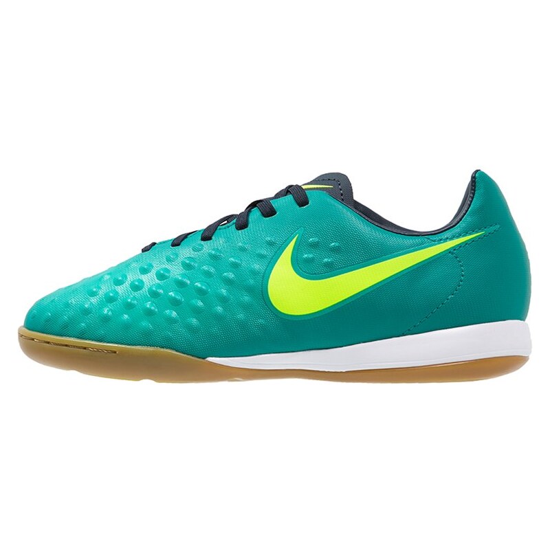 Nike Performance MAGISTAX OPUS II IC Chaussures de foot en salle rio teal/volt/obsidian/clear jade/hyper turquoise