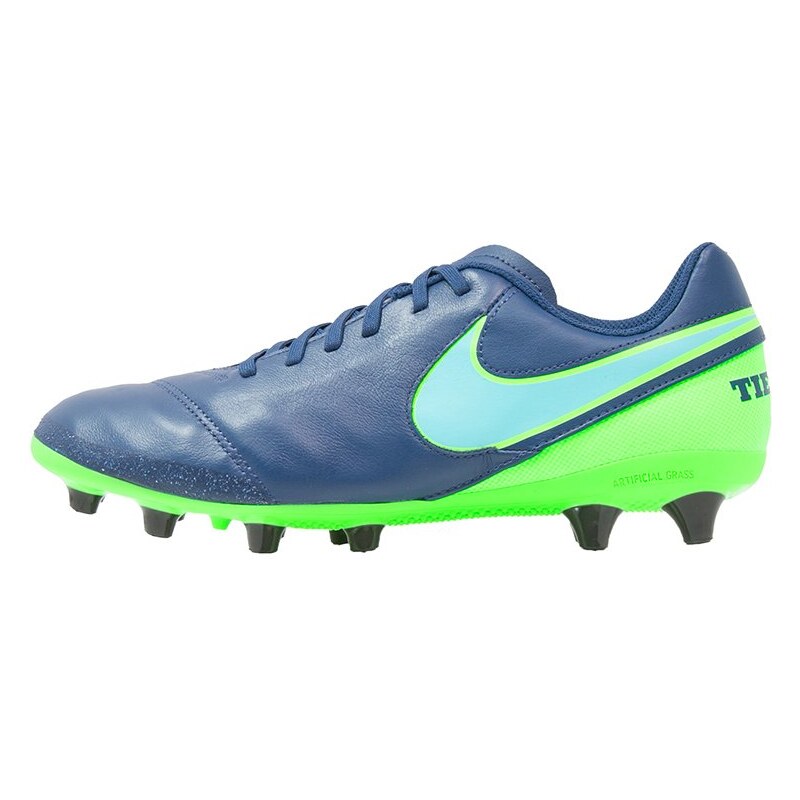 Nike Performance TIEMPO GENIO II AGPRO Chaussures de foot à crampons coastal blue/polarized blue/rage green