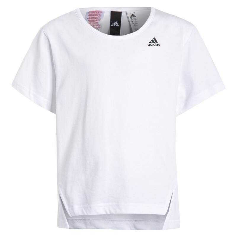 adidas Performance Tshirt imprimé white/black