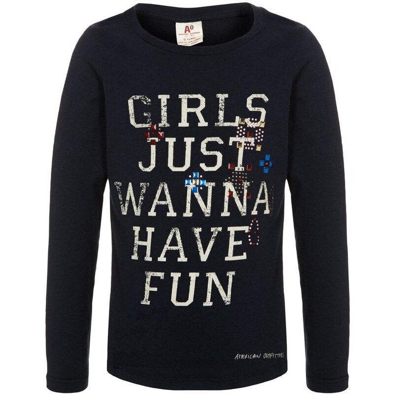 American Outfitters Tshirt à manches longues navy