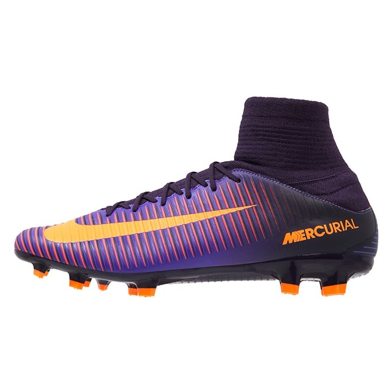 Nike Performance MERCURIAL VELOCE III DF FG Chaussures de foot à crampons purple dynasty/bright citrus/hyper grape/total crimson