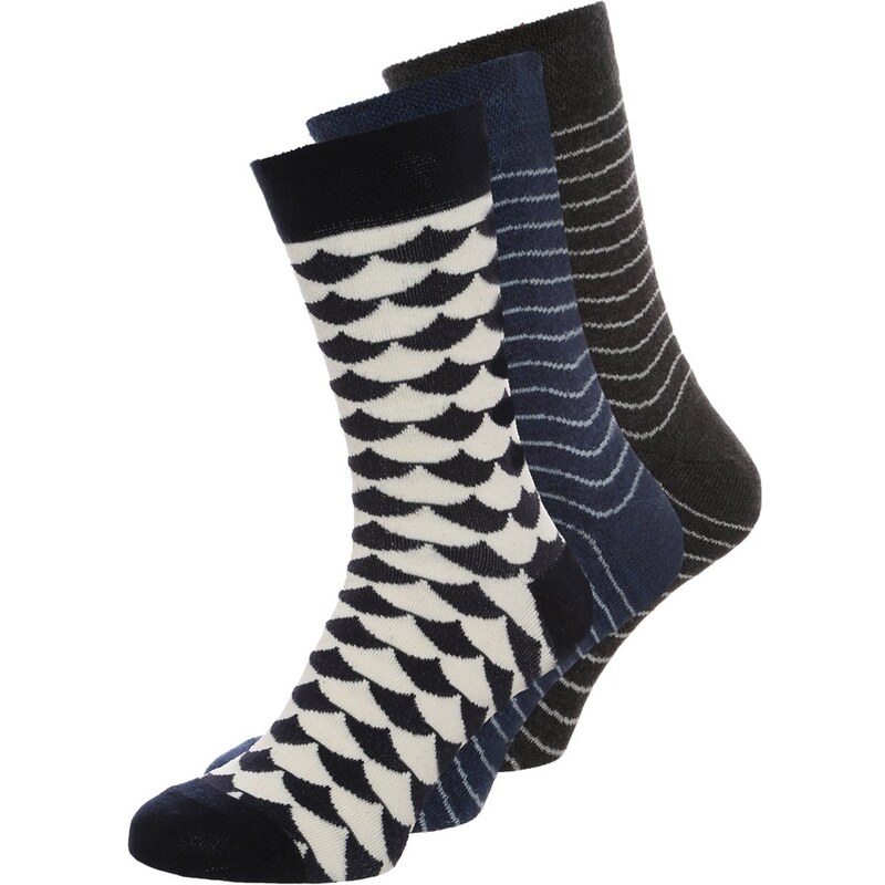 Pier One 3 PACK Chaussettes white/navy/grey