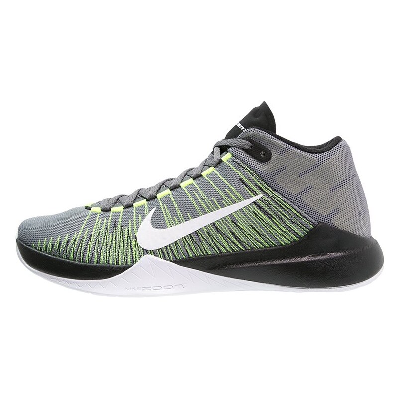 Nike Performance ZOOM ASCENTION Chaussures de basket cool grey/white/volt/black/pure platinum