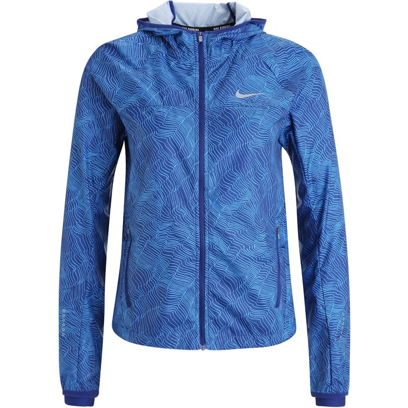 Nike Performance Veste de running deep royal blue/light photo blue/reflective silver