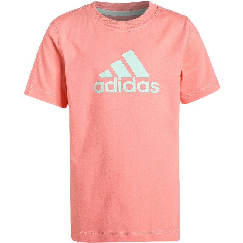 adidas Performance ESSENTIALS Tshirt imprimé ray pink/ice green