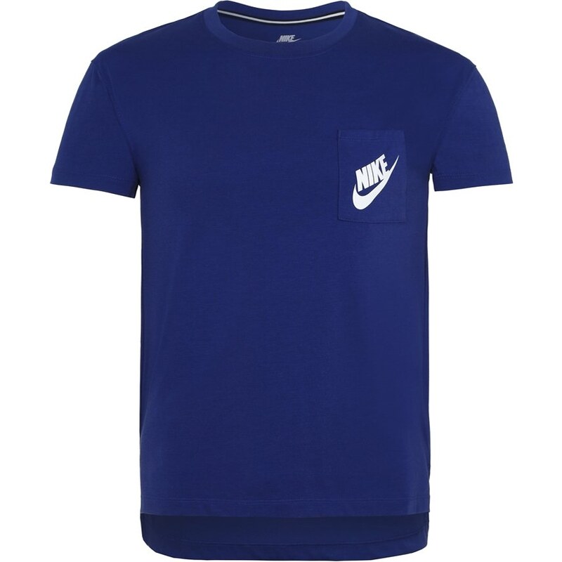 Nike Sportswear SIGNAL Tshirt imprimé deep royal blue/white