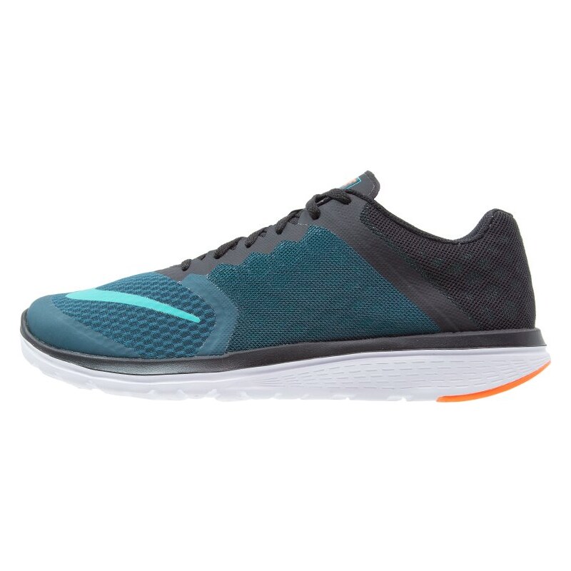 Nike Performance FS LITE RUN 3 Chaussures de running compétition midnight turquoise/clear jade/black/white/total orange