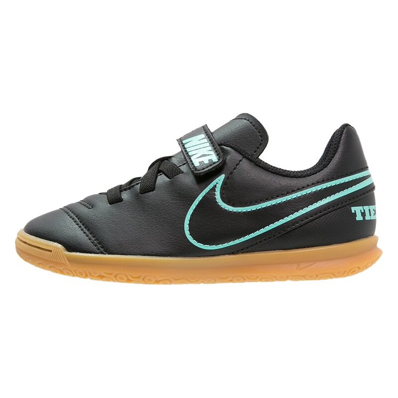 Nike Performance TIEMPO RIO III IC Chaussures de foot en salle black/hyper turquoise