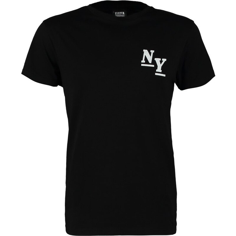 SYSTVM NATIVE Tshirt imprimé black