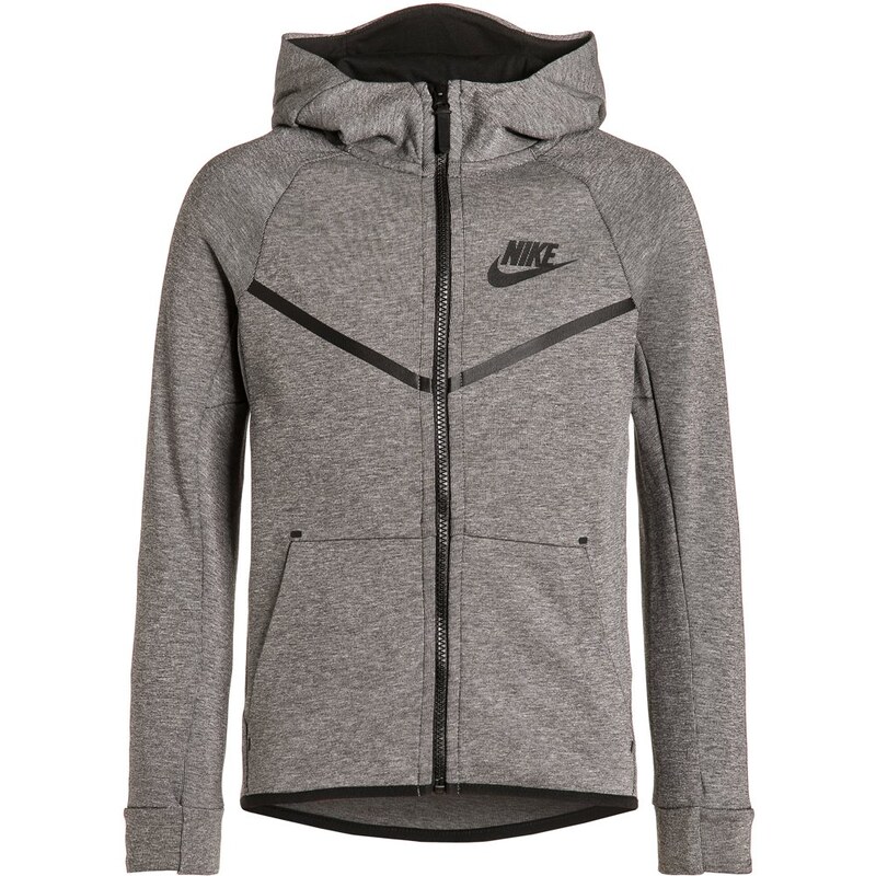 Nike Performance TECH FLEECE WINDRUNNER Veste en sweat grau / schwarz
