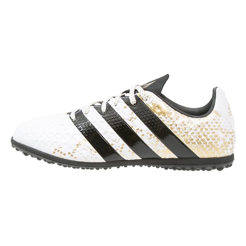 adidas Performance ACE 16.3 TF Chaussures de foot multicrampons white/core black/gold metallic