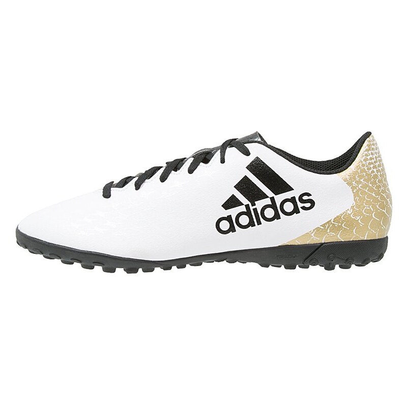 adidas Performance X 16.4 TF Chaussures de foot multicrampons white/core black/gold metallic