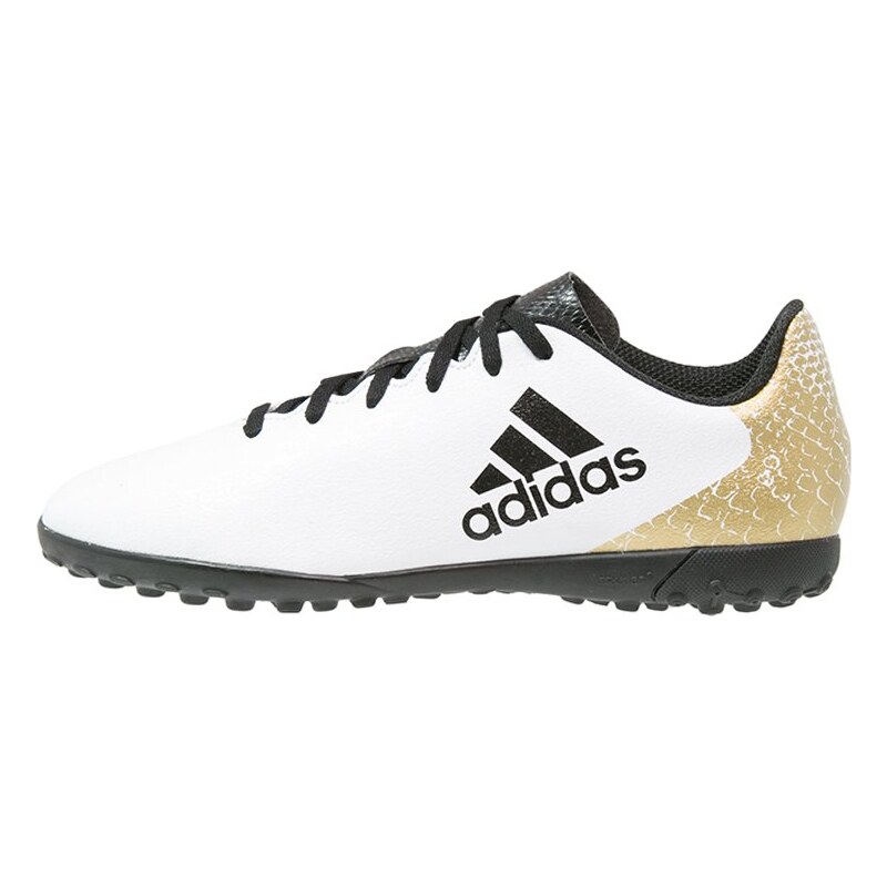 adidas Performance X 16.4 TF Chaussures de foot multicrampons white/core black/gold metallic