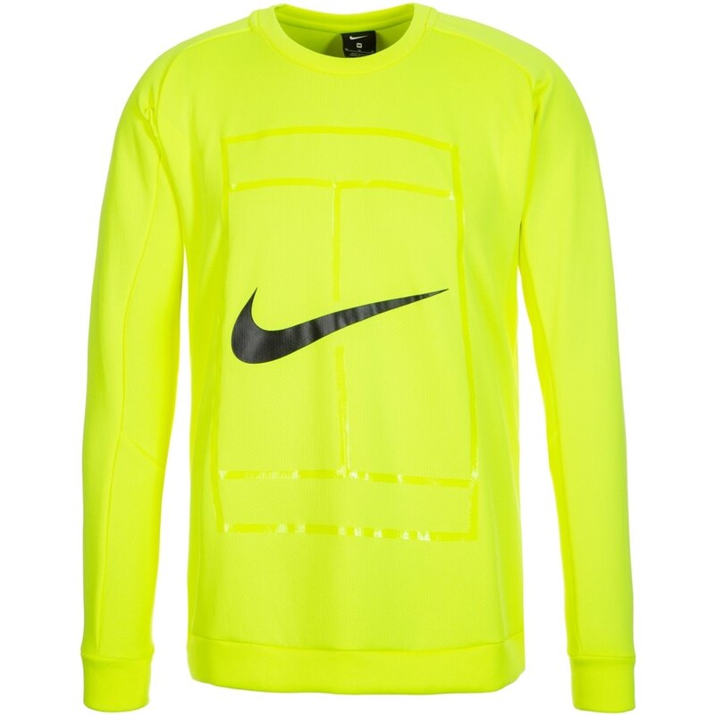 Nike Performance COURT CREW Sweatshirt volt/black