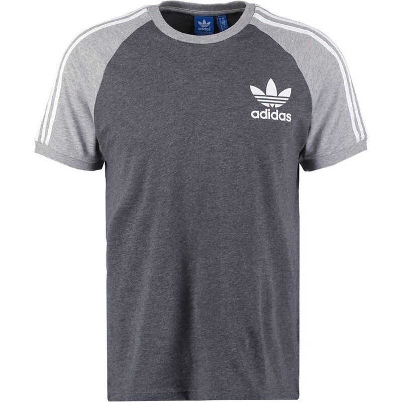 adidas Originals Tshirt imprimé dark grey heather/mottled grey heather