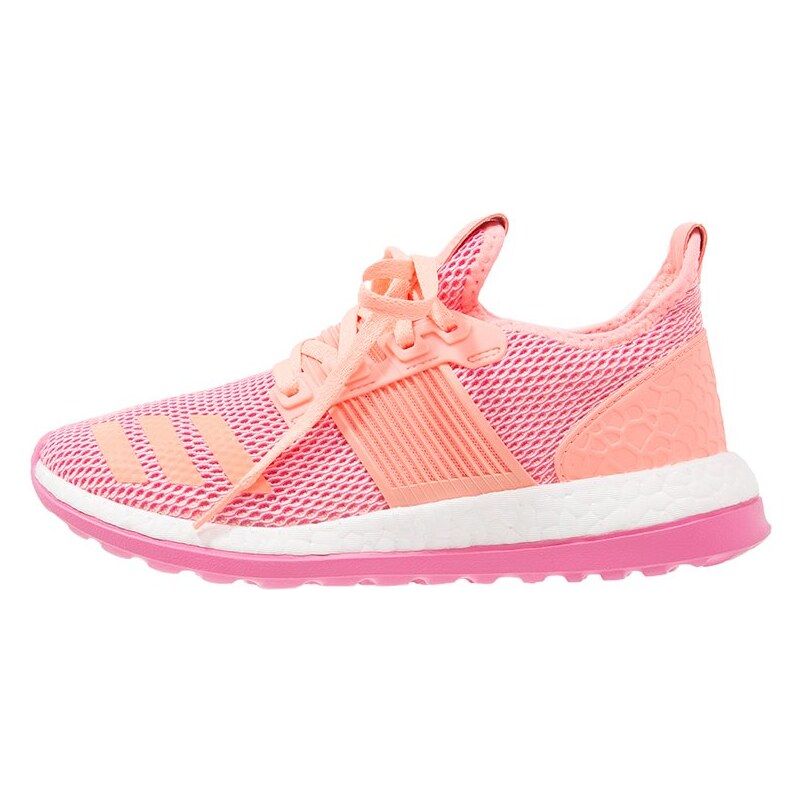 adidas Performance PUREBOOST ZG Chaussures de running neutres shock pink/white/sun glow