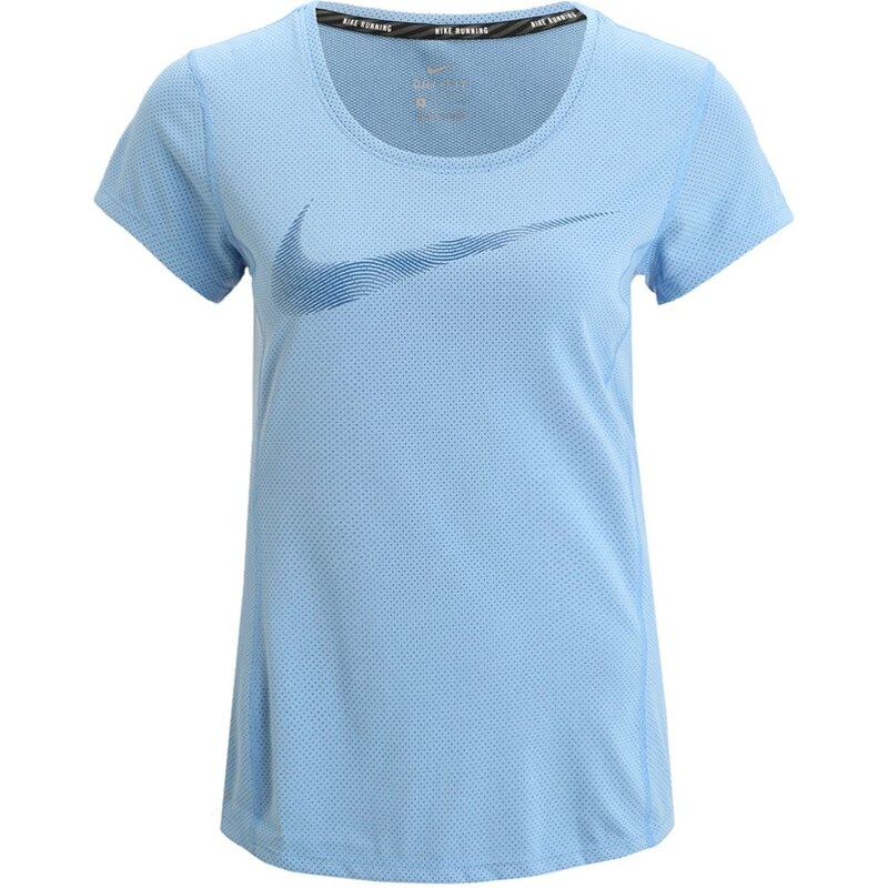 Nike Performance Tshirt de sport light blue/heather/star blue/reflective silver