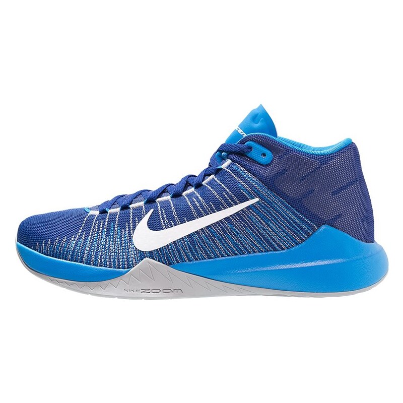 Nike Performance ZOOM ASCENTION Chaussures de basket deep royal blue/white/photo blue/wolf grey