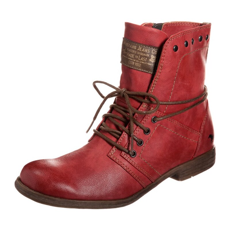 Mustang Bottines à lacets rot