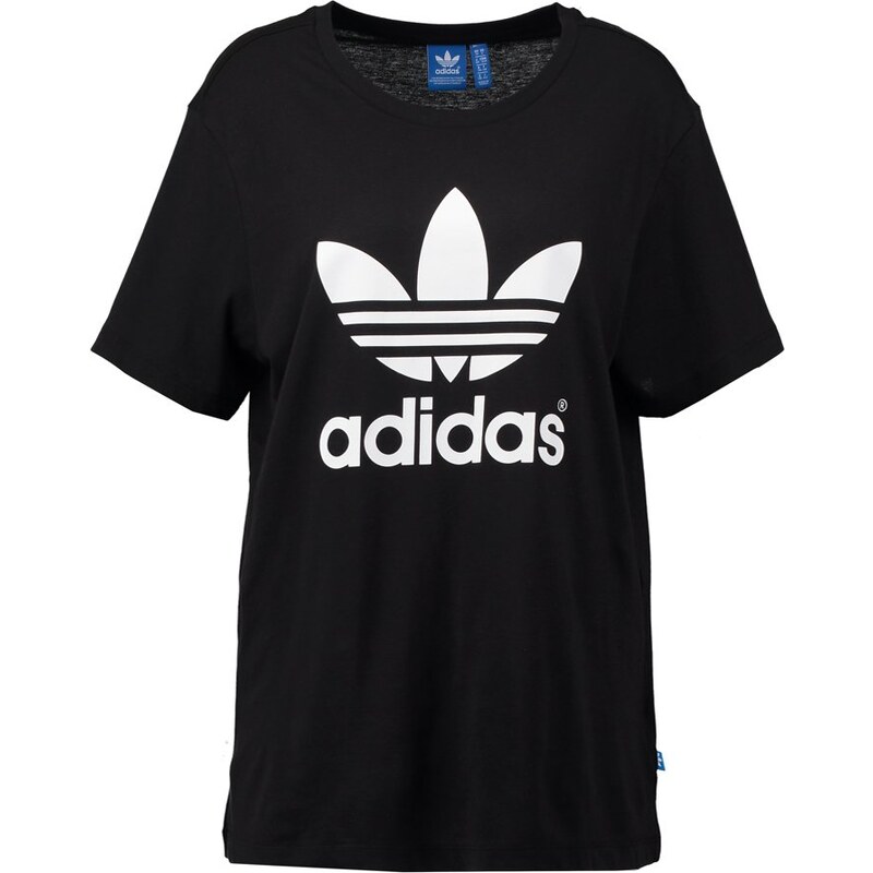 adidas Originals BOYFRIEND TREFOIL Tshirt imprimé black