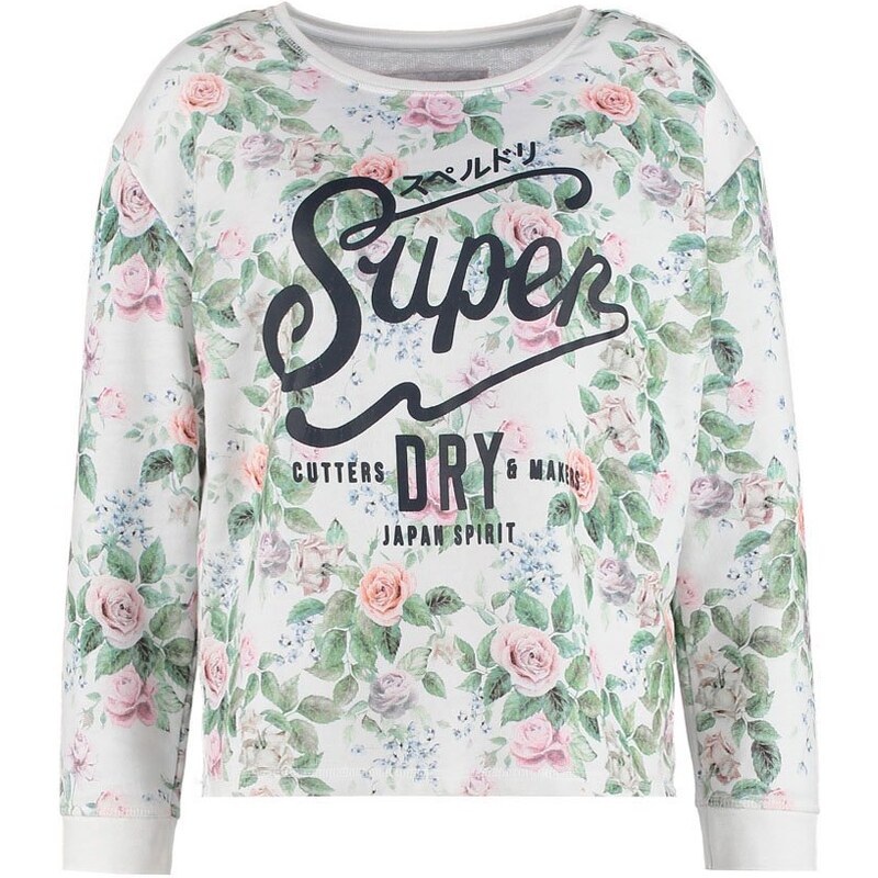 Superdry ROMANCE Sweatshirt offwhite/rose