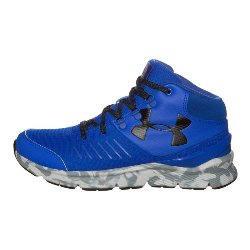 Under Armour OVERDRIVE MID MARBLE Chaussures de running neutres ultra blue/steel/black