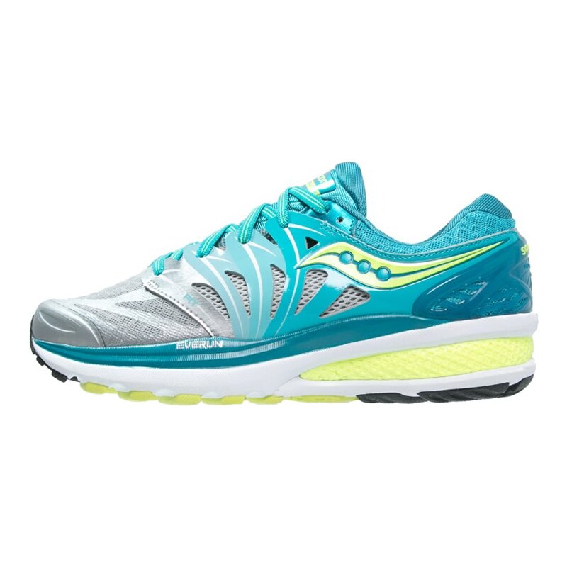 Saucony HURRICANE ISO 2 Chaussures de running stables blue/silver/citron