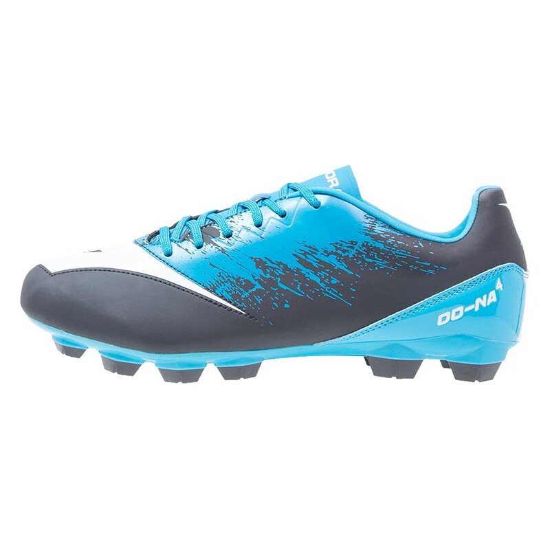 Diadora DDNA4 R LPU Chaussures de foot à crampons dark smoke/blue fluo