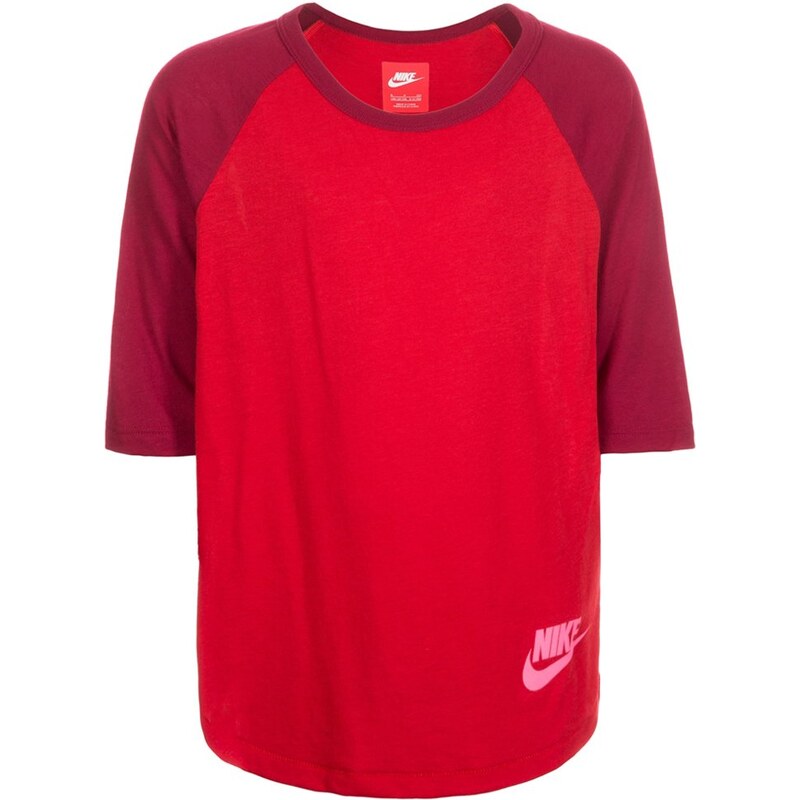 Nike Performance THREEQUARTER Tshirt à manches longues university red/noble red/hyper pink