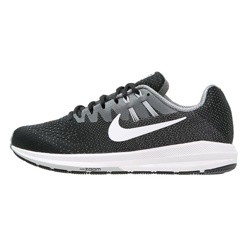 Nike Performance AIR ZOOM STRUCTURE 20 Chaussures de running stables black/white/cool grey/pure platinum/wolf grey